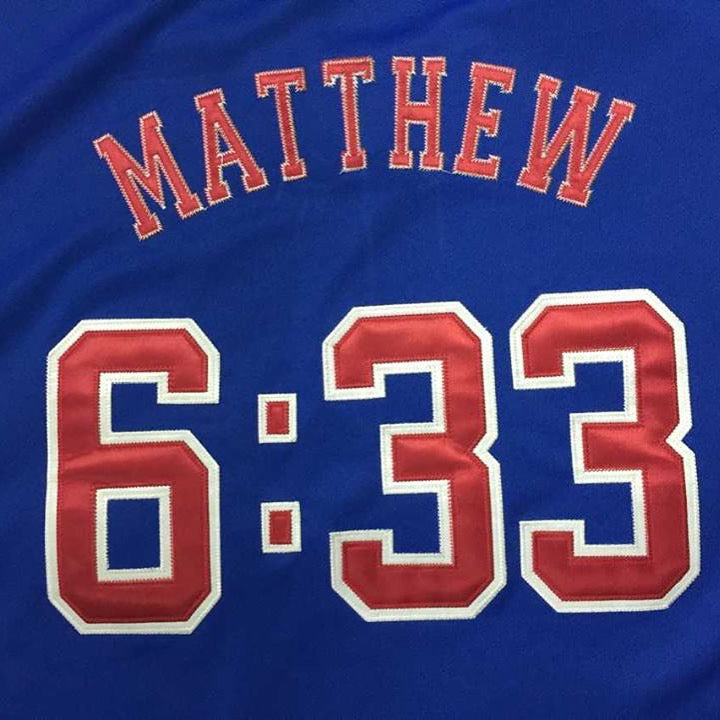 Baseball Jersey & Cap Matthew 6:33